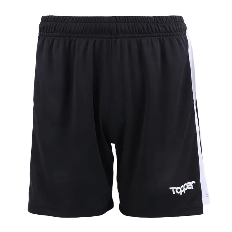 Calção Feminino Topper Fut Preto/branco - G