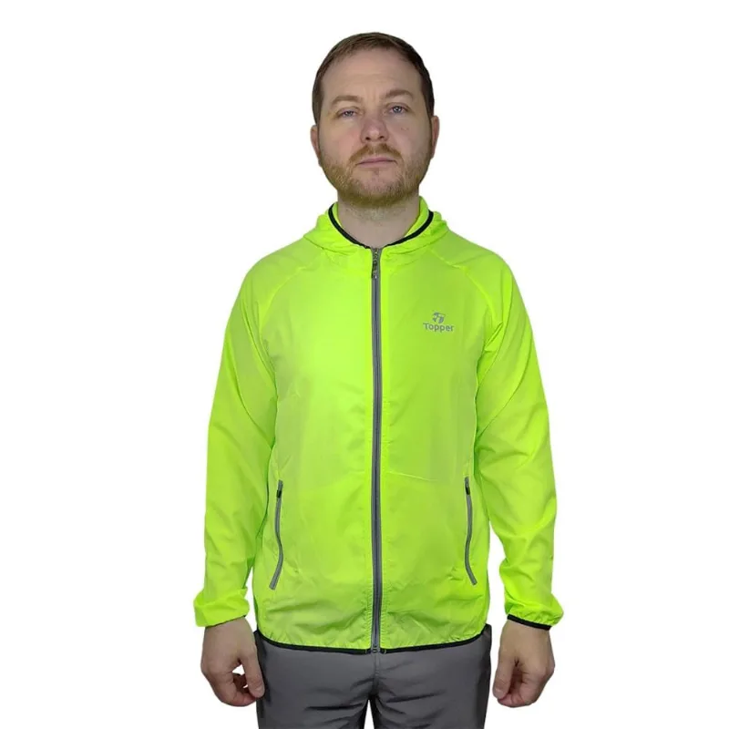 Jaqueta Corta Vento Topper New Masculina GG / Verde