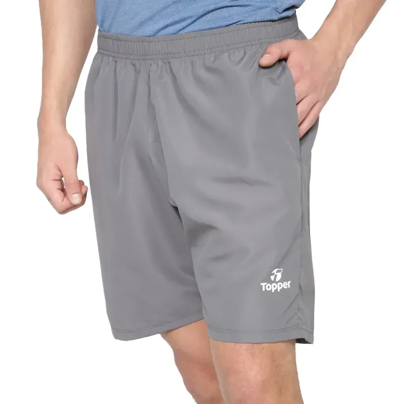 Bermuda Topper Classic Masculina Cinza CHUMBO - G