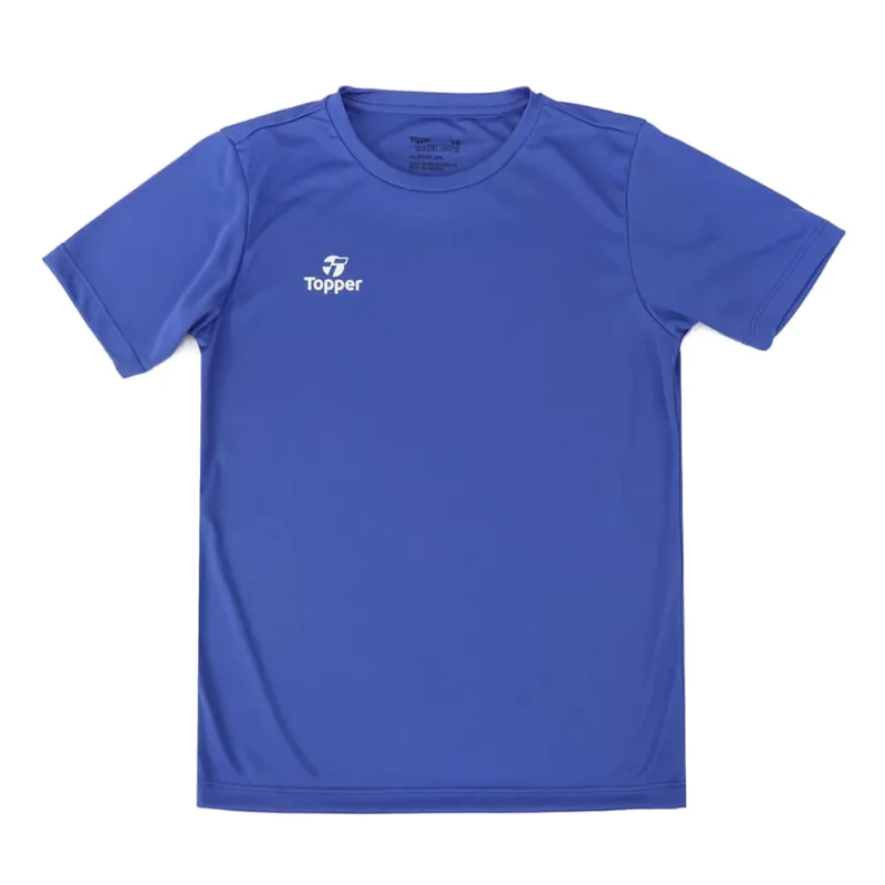 Camiseta Masculina Topper Classic Plus Size Azul - 4G - Topper