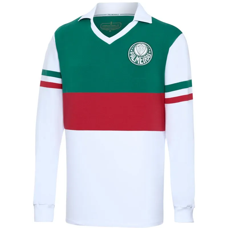 Camisa Goleiro 1985 Manga Longa - Verde/Vermelho/Branco - M