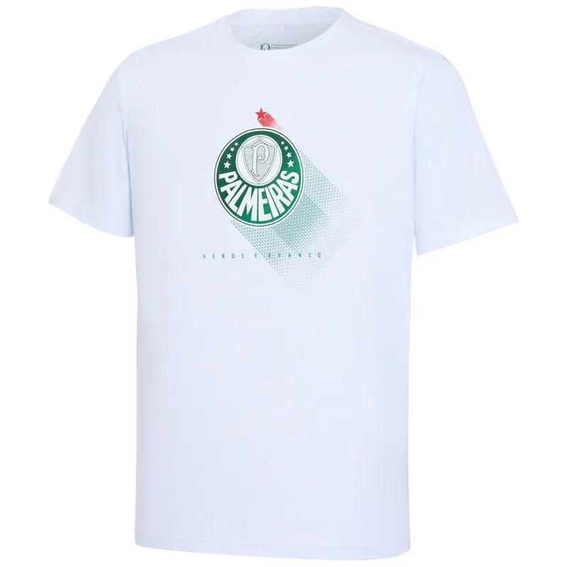 Camisa Palmeiras Escudo Masculina - Branco - G