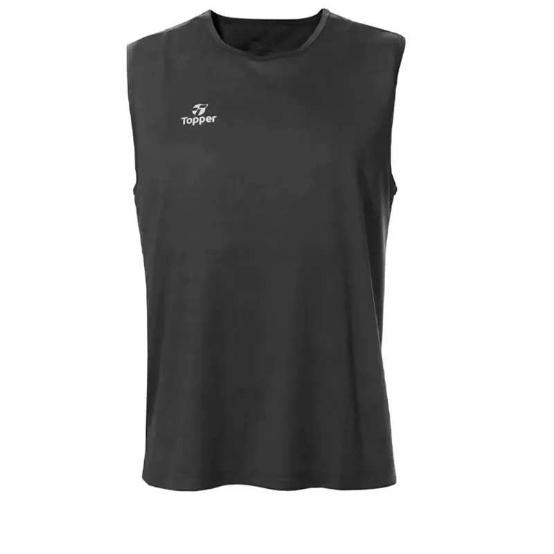 Regata Masculina Treino Topper Classic Poliéster Preta
