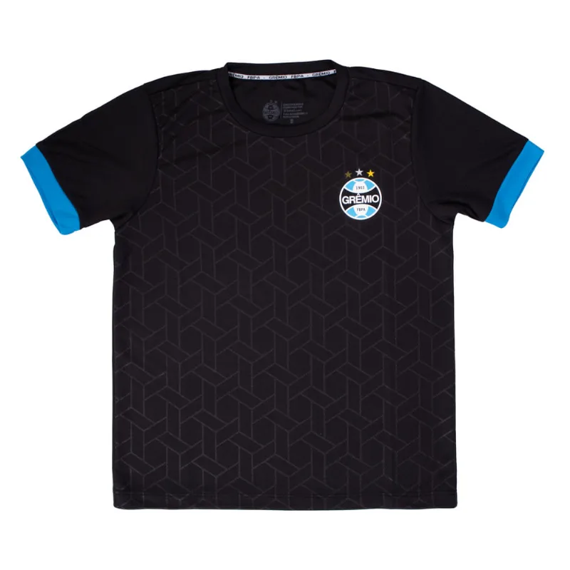 Camiseta Juvenil Betel Grêmio Imortal Preto/azul - 8