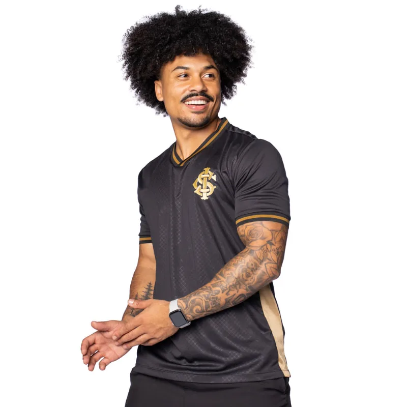 Camiseta Masculina Betel Internacional Gold Preto/dourado - GG