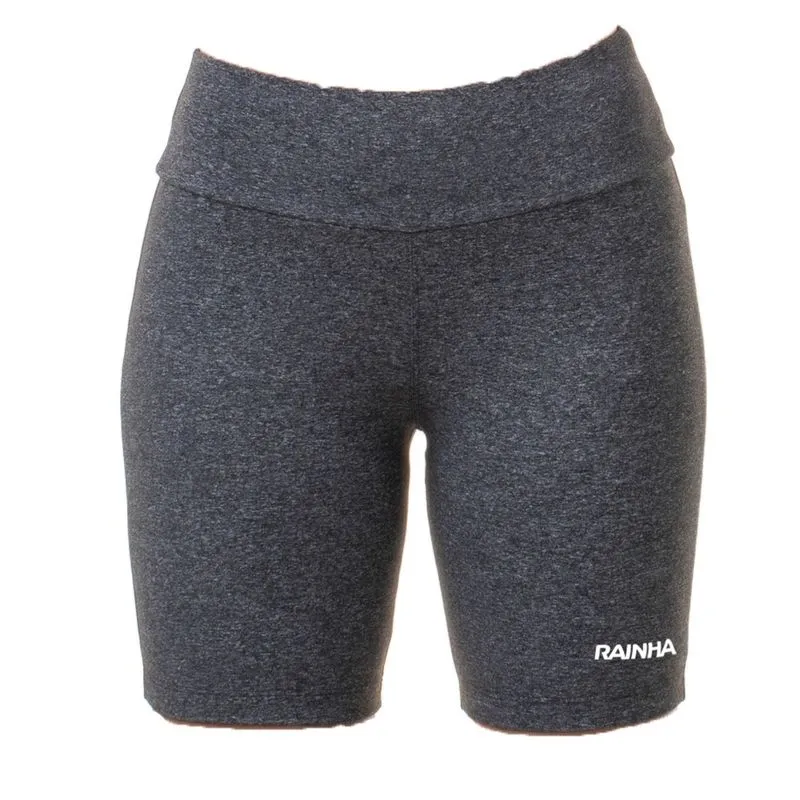 Bermuda Cintura Alta Rainha Classic Joy II Mescla Feminina