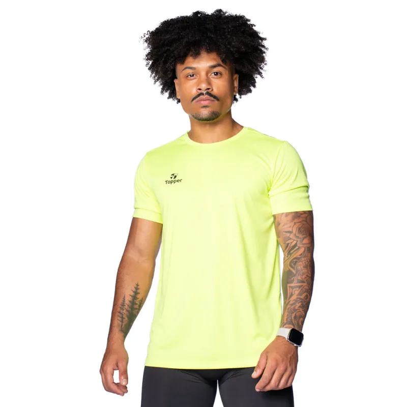 Camiseta Masculina Topper Classic New Verde Neon - G