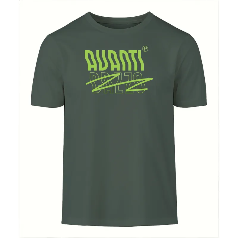 T-Shirt Avanti Cazzo Stone Wash Masculina - Verde - P