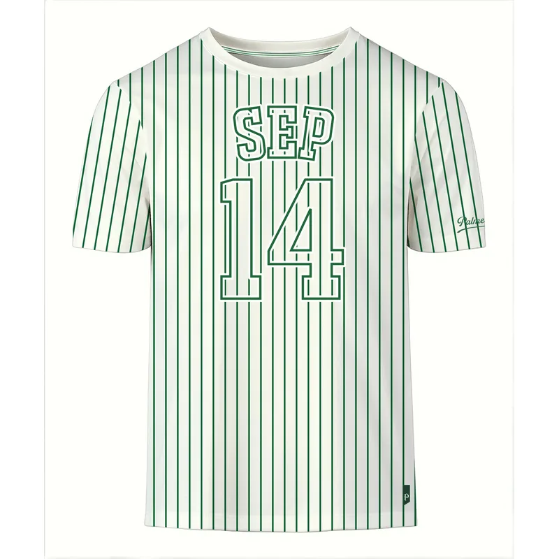 T-Shirt Listras Jogadores Palmeiras Masculina - Branco - GG