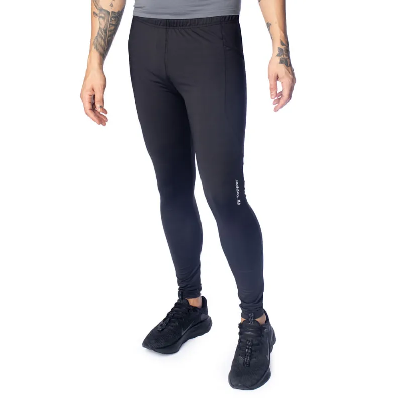 Legging Masculina Topper Performance Bolsos Reflexivo Preto - G