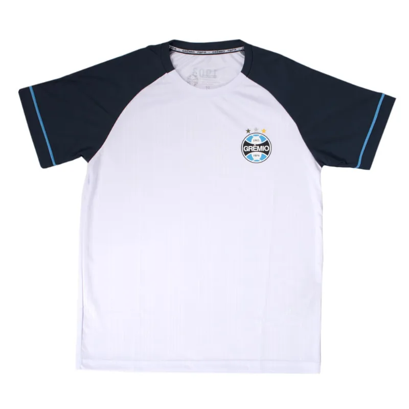 Camiseta Juvenil Betel Grêmio Avalanche Branco/marinho - 10