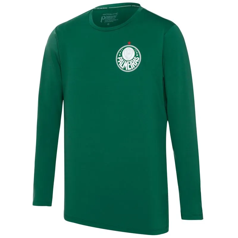 Camiseta Manga Longa Palmeiras Brave II UV50 Feminina Camiseta ML Palmeiras Brave II UV50 Feminina - Verde - M