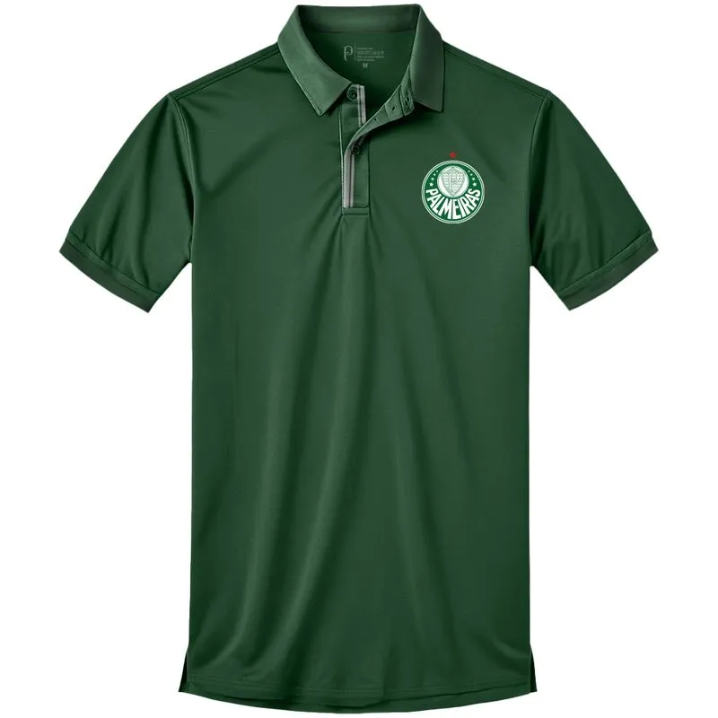 Polo Masculina Palmeiras Away II - Verde Escuro - GG