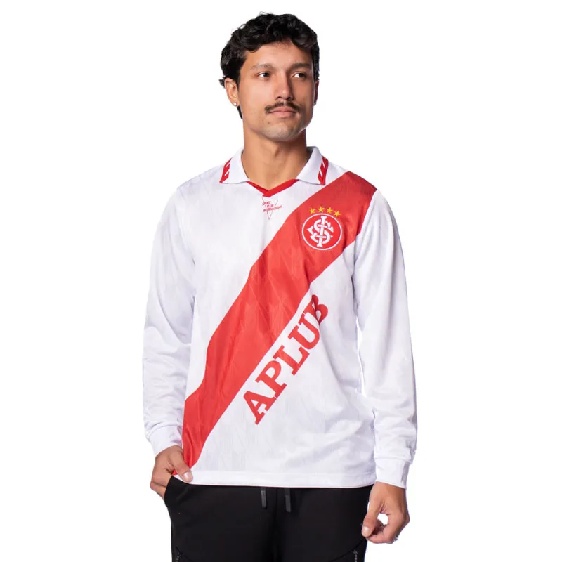 Camiseta Masculina Betel Inter Retrô 1995 Branco/vermelho - GG