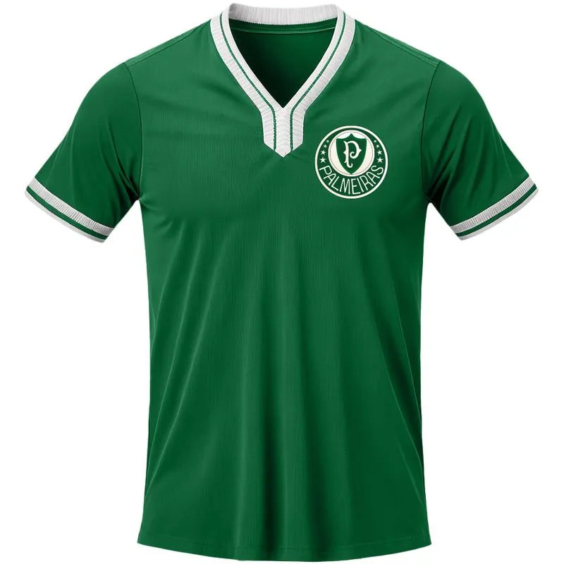 Camiseta Masculina Palmeiras Retrô 1973 - Verde - P