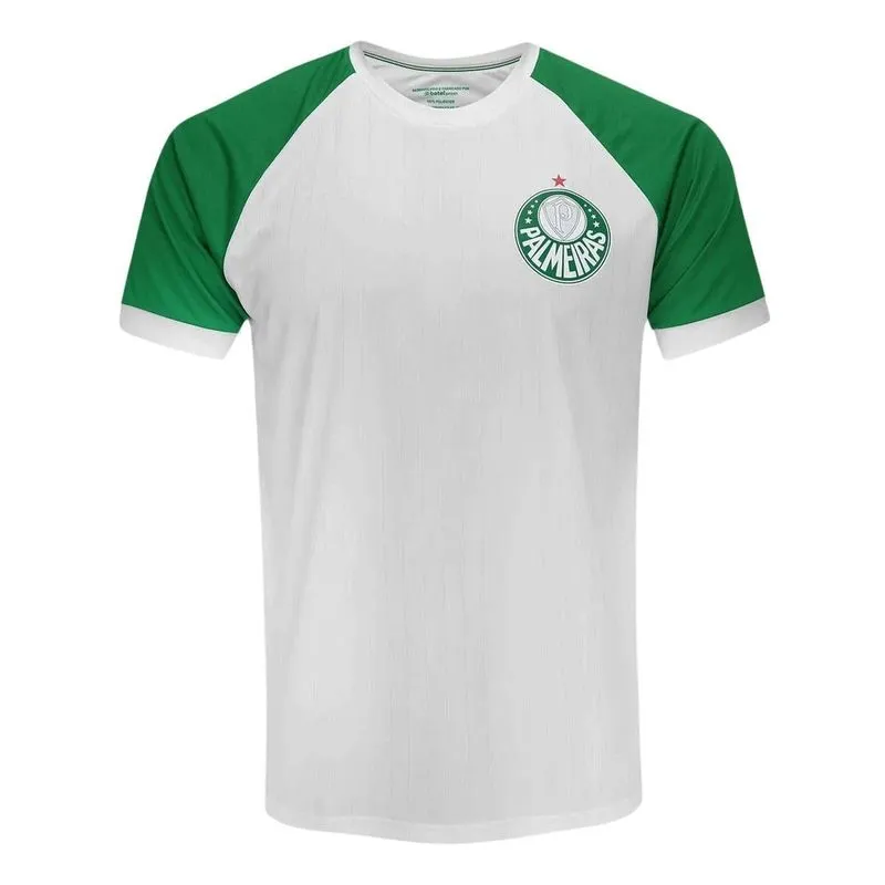 Camiseta Betel M/C Palmeiras Line Masculina 9925165-1161 M / BRANCO-VERDE