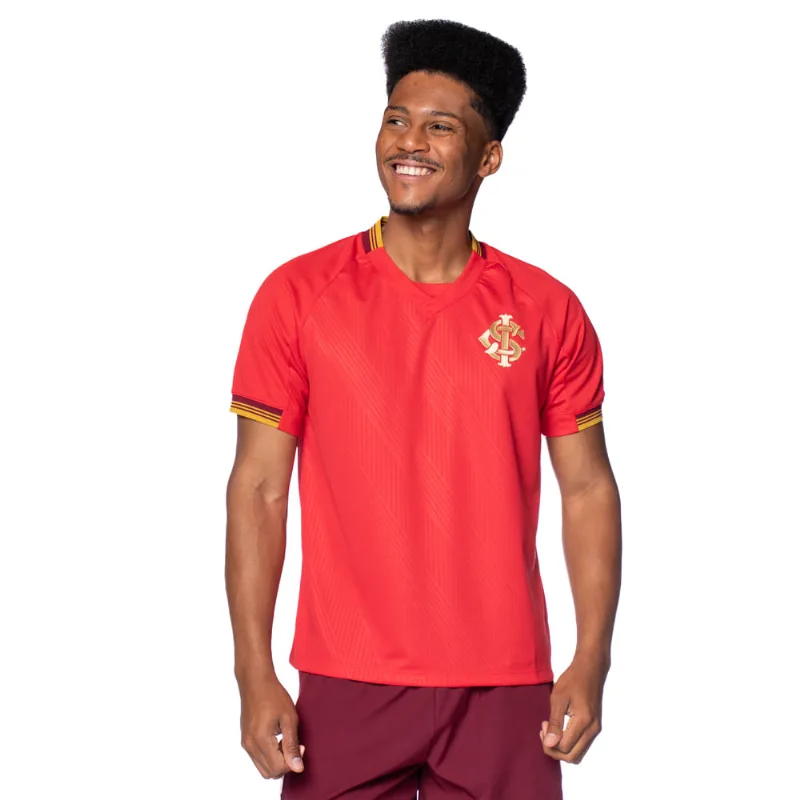Camiseta Masculina Betel Inter Gold II Vermelho/Dourado - P