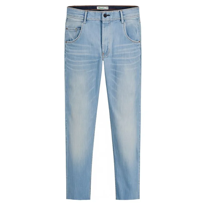 Calça Jeans Masculina Palmeiras - Azul Médio - 46