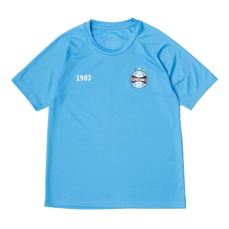 Camiseta Juvenil Grêmio Betel Basic II Azul/Branco - 12
