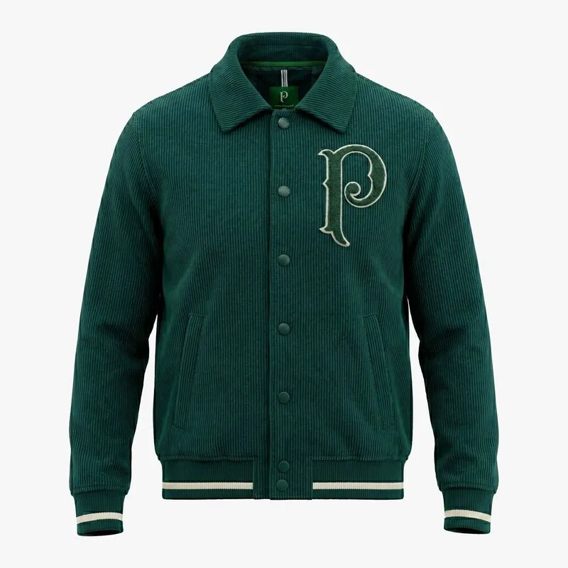 Jaqueta Cotelê Palmeiras Executive Masculina - Verde - 3G