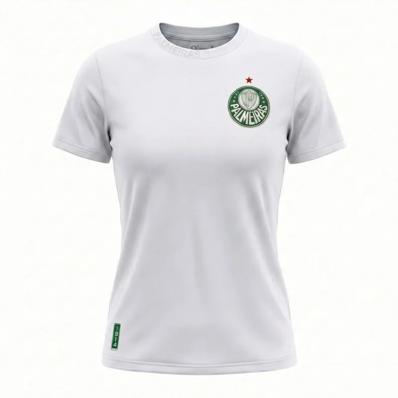 Camiseta Palmeiras 1914 Feminina - Branco - M