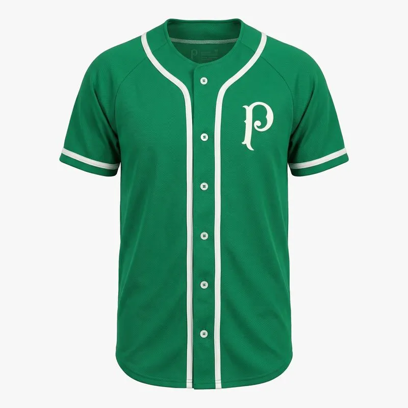 Camiseta Palmeiras Baseball Masculina - Verde - GG