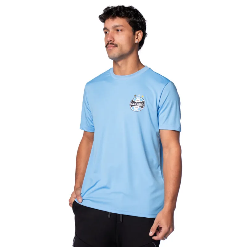 Camiseta Masculina Betel Grêmio Escudo 1903 Azul - P