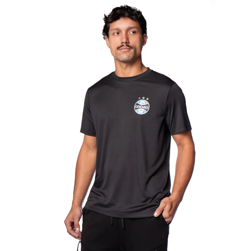 Camiseta Masculina Betel Grêmio Escudo 1903 Preto - GG