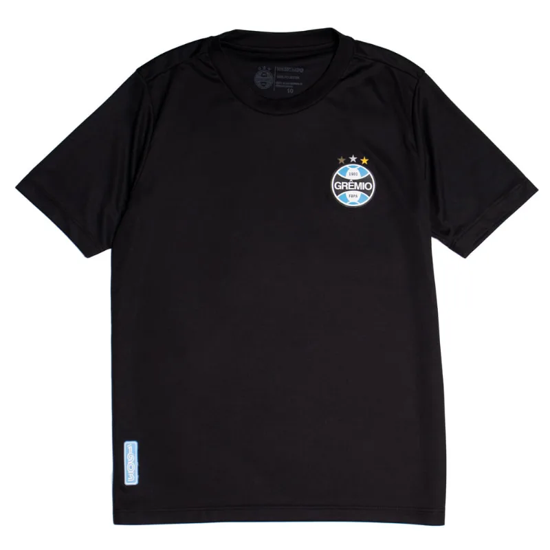 Camiseta Infantil Betel Grêmio Escudo 1903 Preto - 12