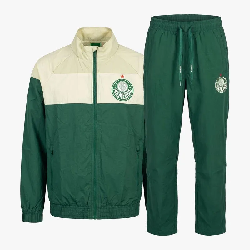 Agasalho Palmeiras Alviverde Masculino - Rain Forest/Snow White/Pelican - P