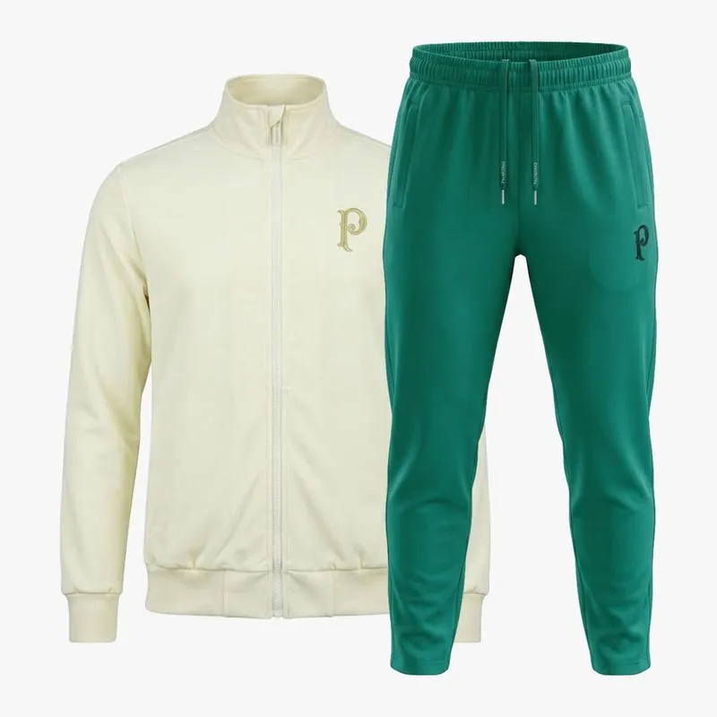 Agasalho Palmeiras Sep Masculino - Snow White/Verde - 3G