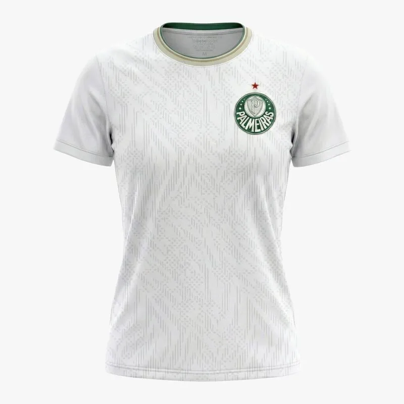 Camiseta Palmeiras Home Feminina - Branco - G