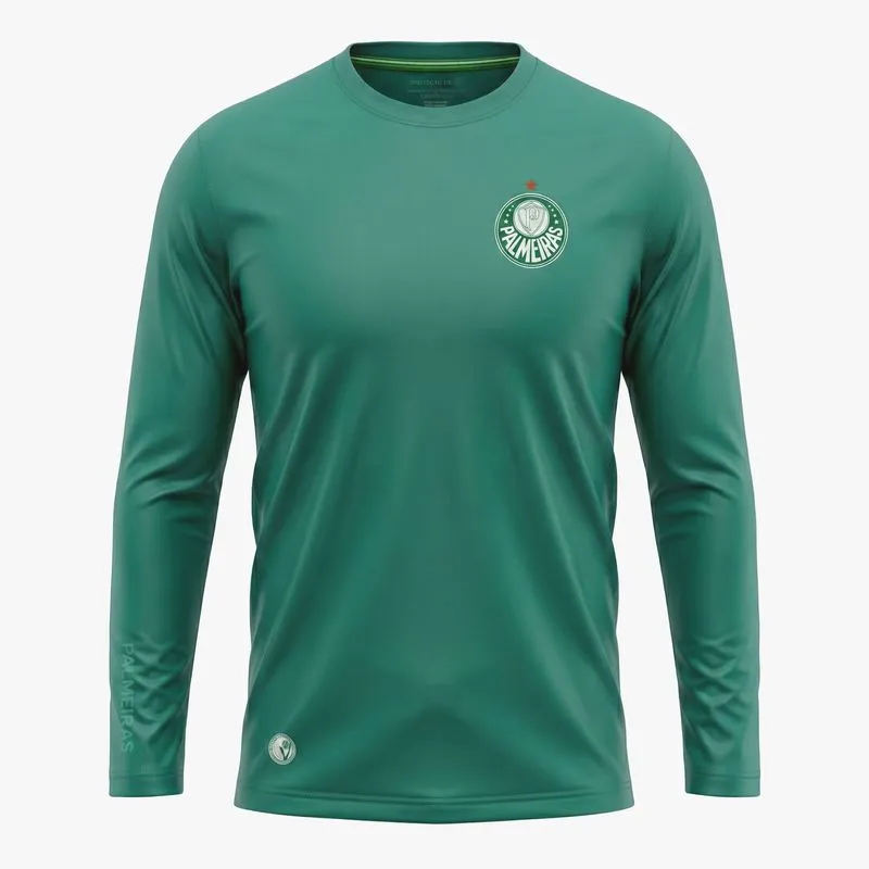Camiseta Manga Longa Palmeiras 1914 Uv50 Infantil - Viridis - 6