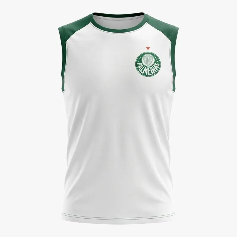 Regata Palmeiras Alviverde Masculina - Branco - P