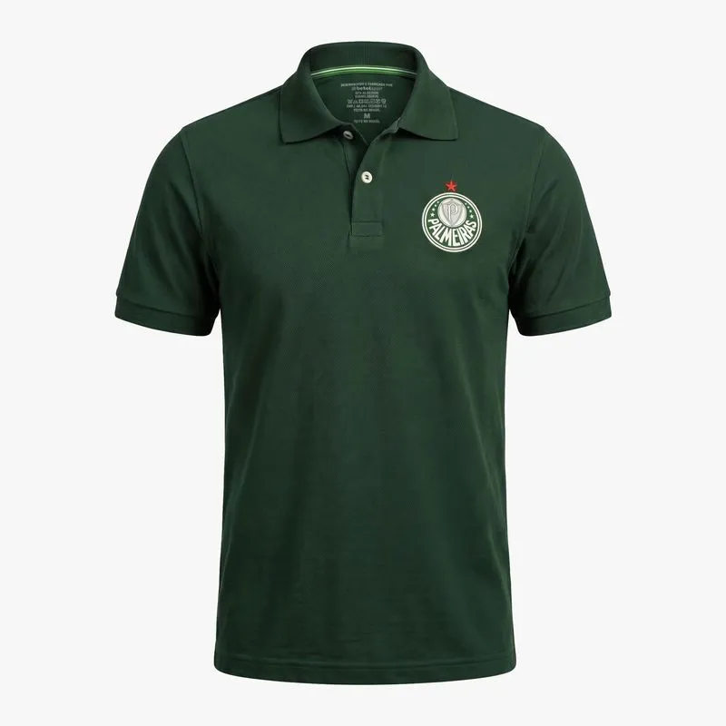 Polo Palmeiras Alviverde Masculino - Verde - GG