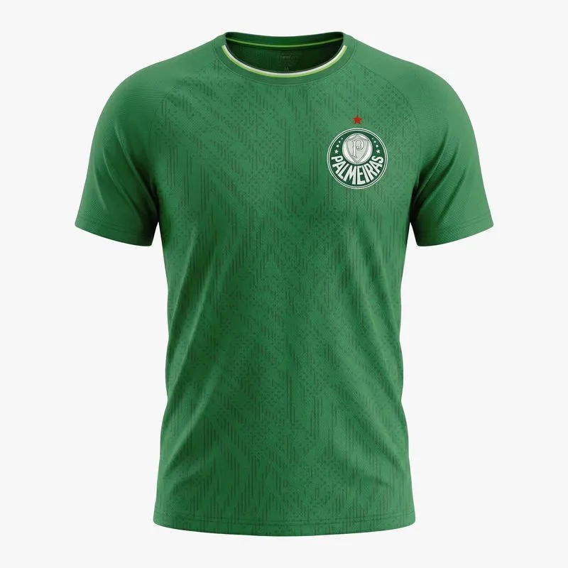 Camiseta Palmeiras Home Masculina Plus Size - Verde - 3G