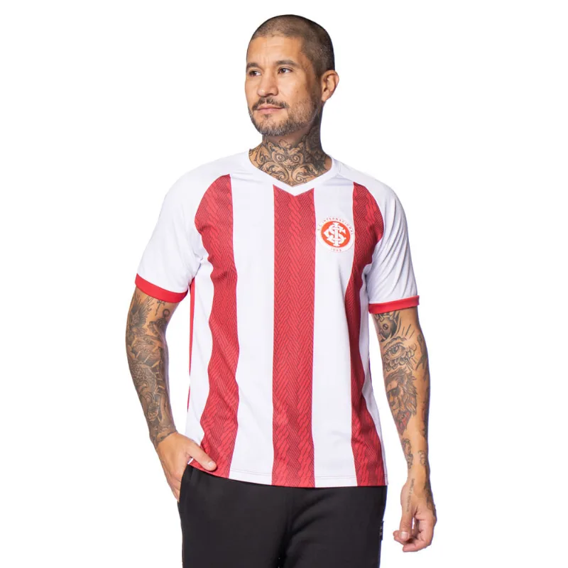 Camiseta Masculina Betel Internacional Away Vermelho/Branco - G