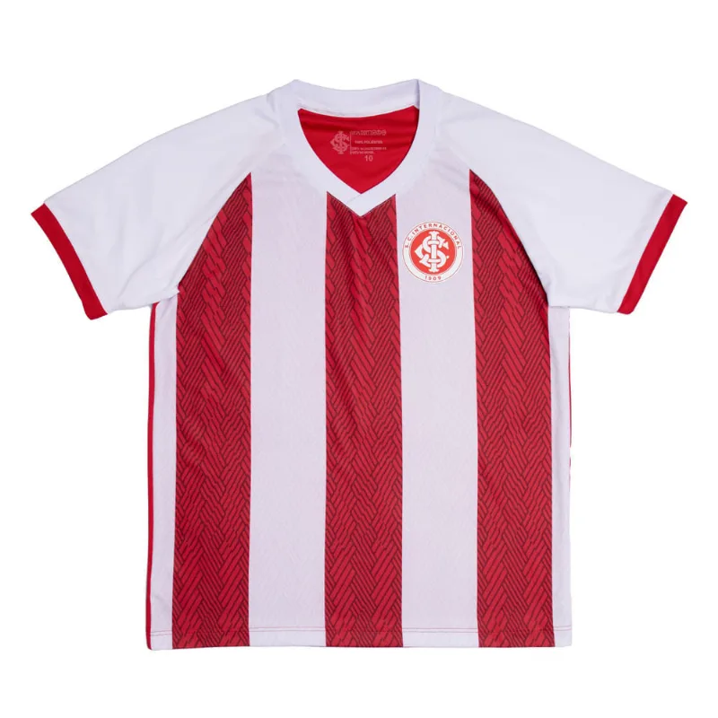 Camiseta Infantil Betel Inter Away Esportivo Vermelho/Branco - 8