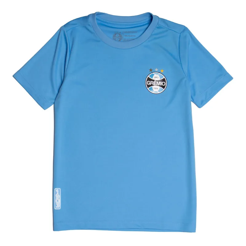 Camiseta Infantil Betel Grêmio 1903 Escudo Azul - 4