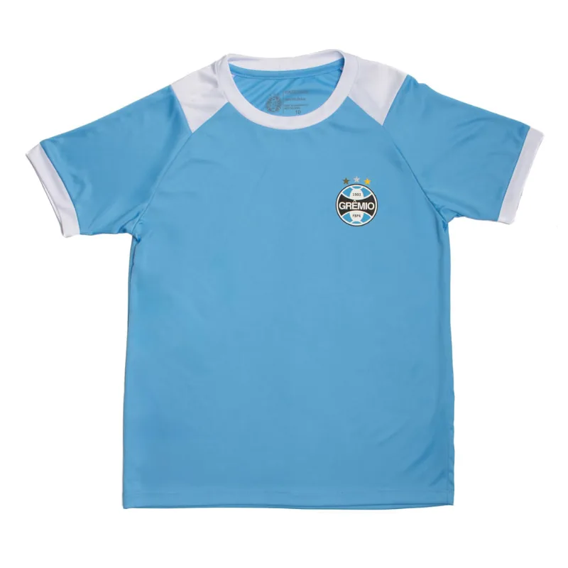 Camiseta Infantil Betel Grêmio Geral Azul/Branco - 10