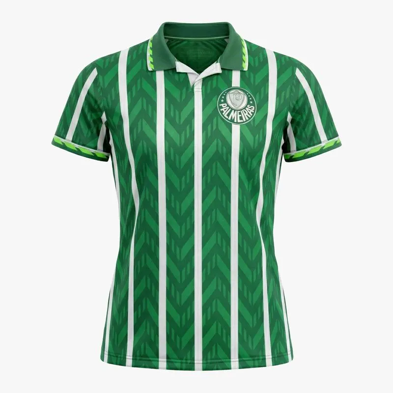 Camiseta Palmeiras Retrô 1996 Feminina - Verde - P