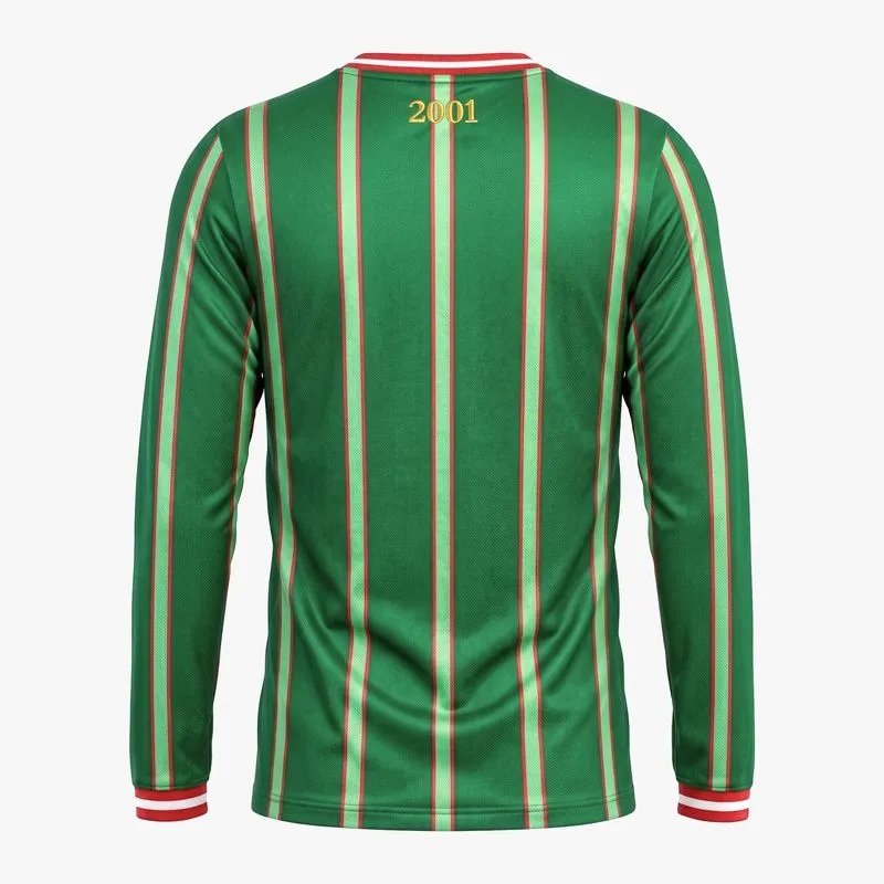 Camiseta Manga Longa Palmeiras Retrô 2001 Masculina - Verde - G
