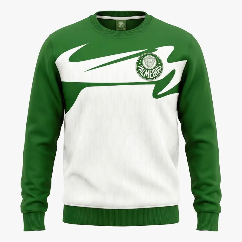 Moletom Palmeiras Retrô 1996 Masculino - Branco - M