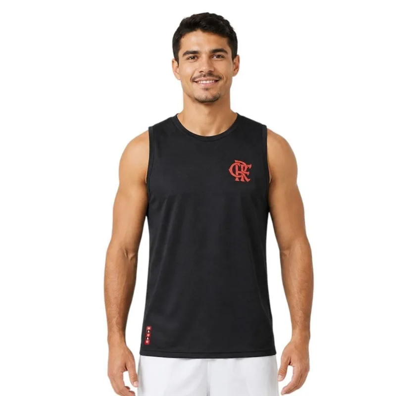 Regata Betel Flamengo Nação Masculina GG / Preto