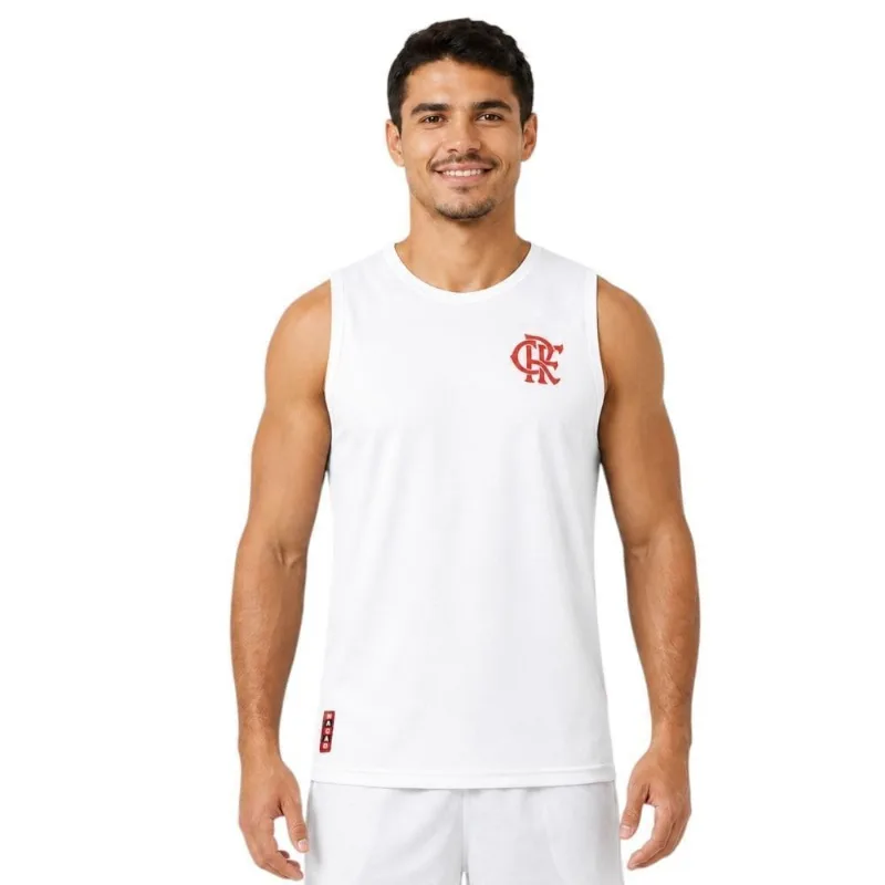 Regata Betel Flamengo Nação Masculina M / Branco