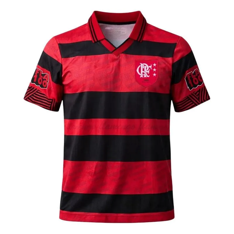 Camiseta Juvenil Betel M/C Flamengo Retro 1996 I 8126064-9362 14 / VERMELHO-PRETO