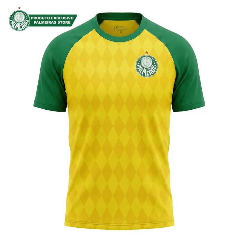 Camiseta Palmeiras World Juvenil - Amarelo - 8