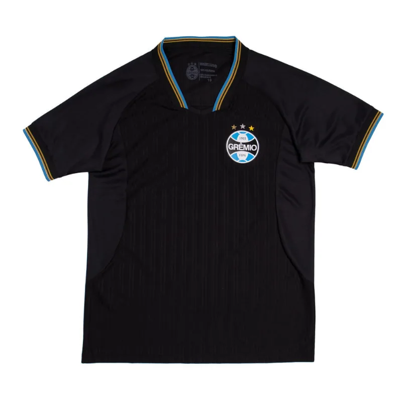 Camiseta Infantil Betel Grêmio Copero Esportivo Preto - 12