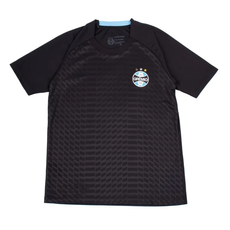 Camiseta Infantil Betel Grêmio Essence Losangos Preto - 8