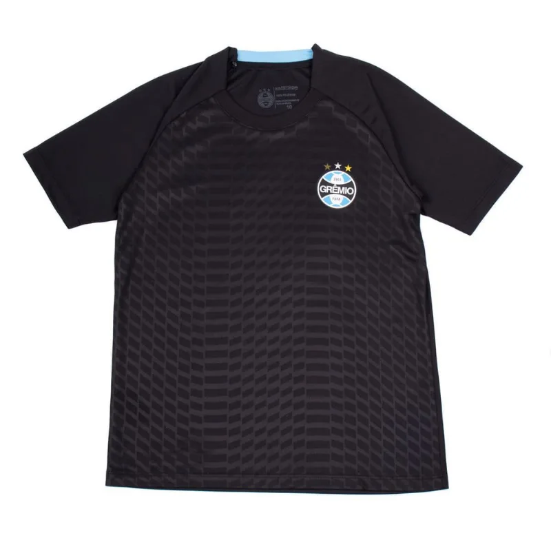 Camiseta Infantil Betel Grêmio Essence Losangos Preto - 10